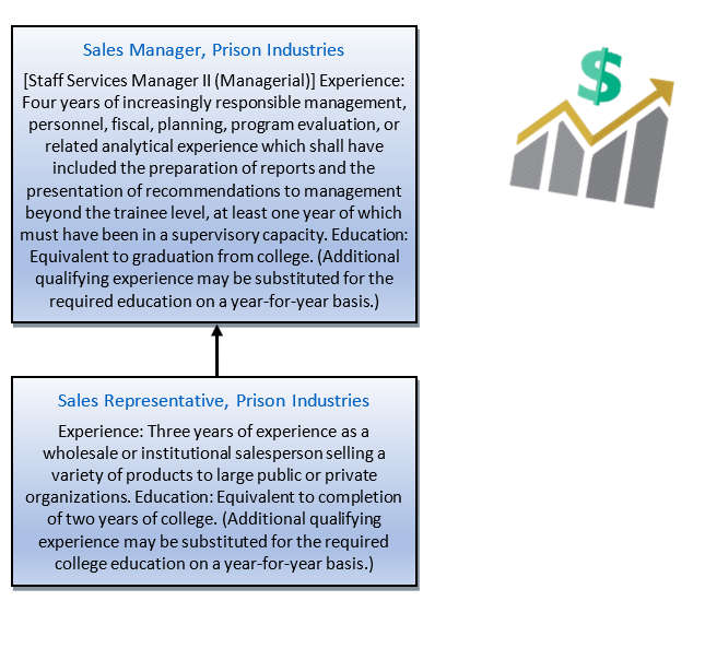 Sales Career Ladder Chart